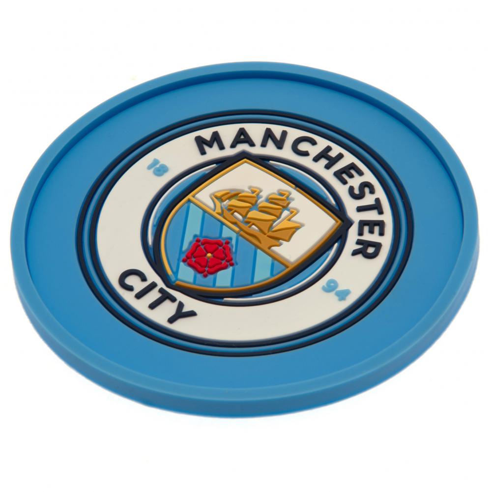 Manchester City FC Silicone Coaster LKT Sport Football>Premier League>Manchester City FC Coasters