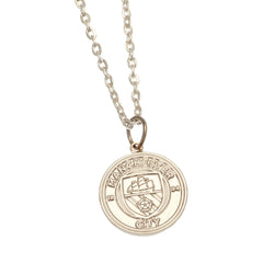 Manchester City FC Silver Plated Boxed Pendant LKT Sport Football>Premier League>Manchester City FC