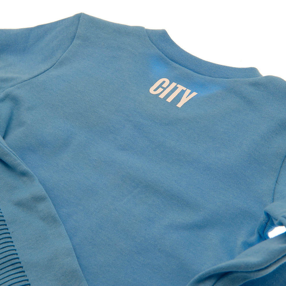 Manchester City FC Sleepsuit 0/3 mths ES LKT Sport Football>Premier League>Manchester City FC Baby & Children's Sleepwear