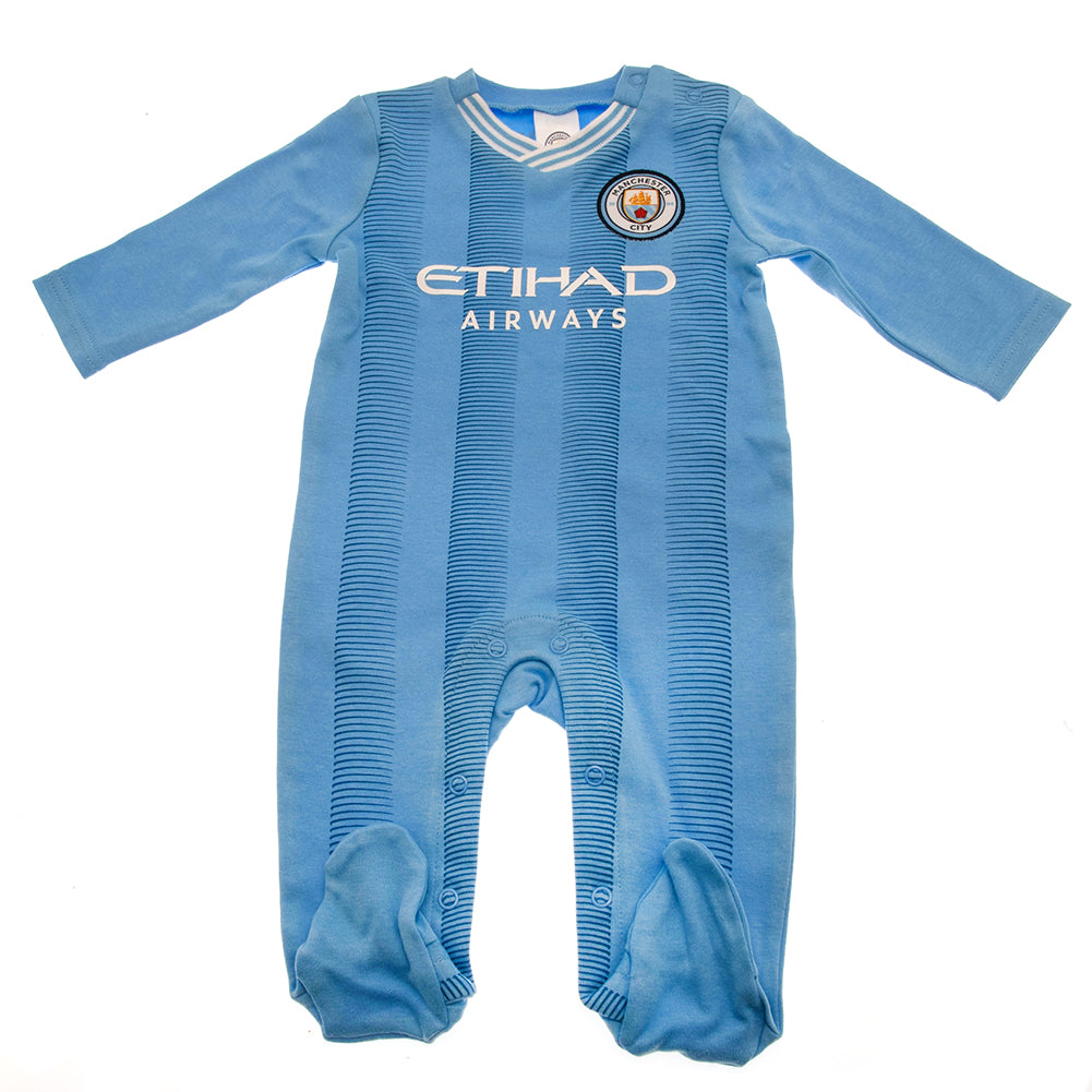 Manchester City FC Sleepsuit 12/18 mths ES LKT Sport Football>Premier League>Manchester City FC Baby & Children's Sleepwear