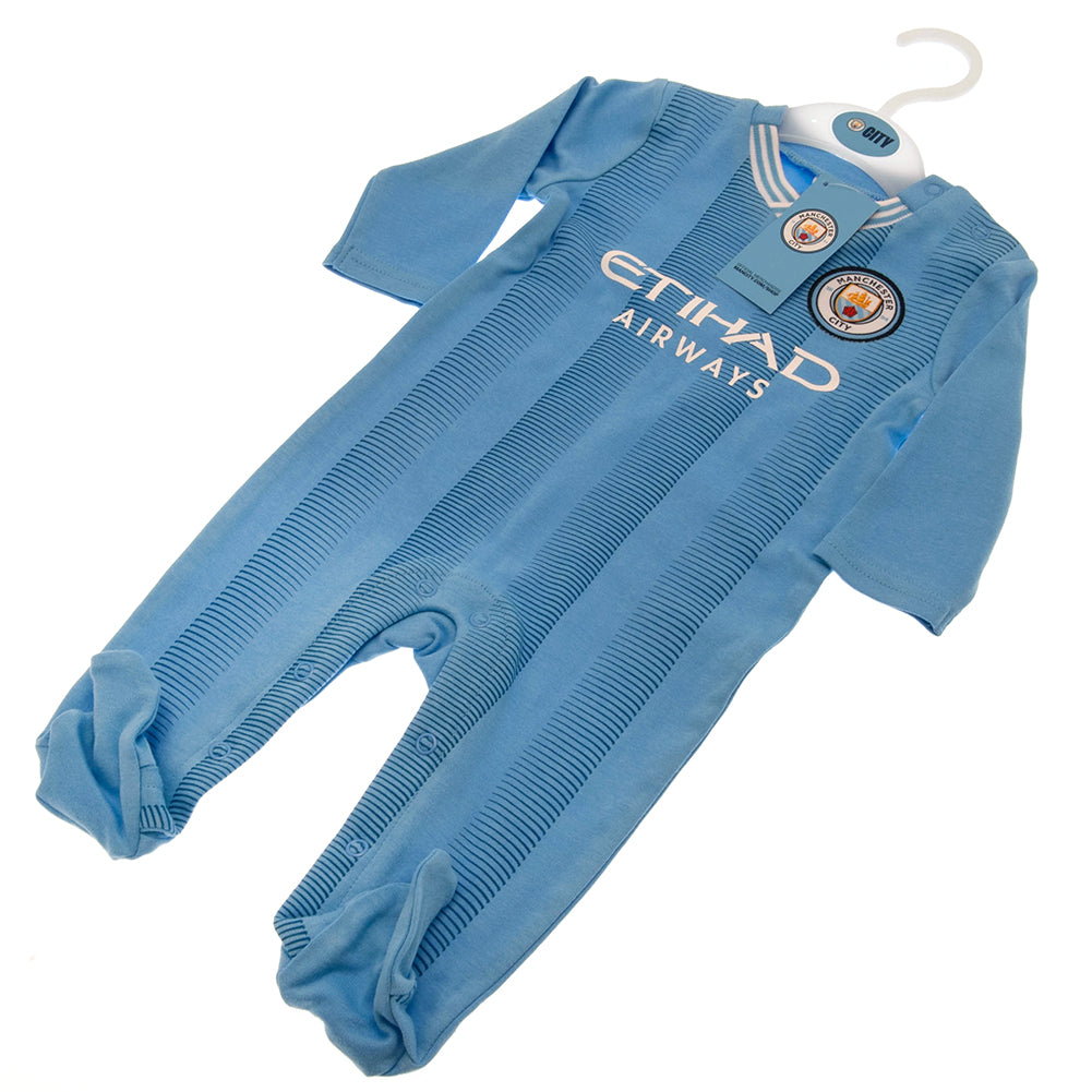 Manchester City FC Sleepsuit 12/18 mths ES LKT Sport Football>Premier League>Manchester City FC Baby & Children's Sleepwear