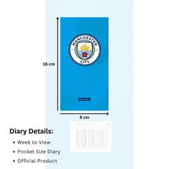 Manchester City FC Slim Diary 2026 LKT Sport Football>Premier League>Manchester City FC Planners