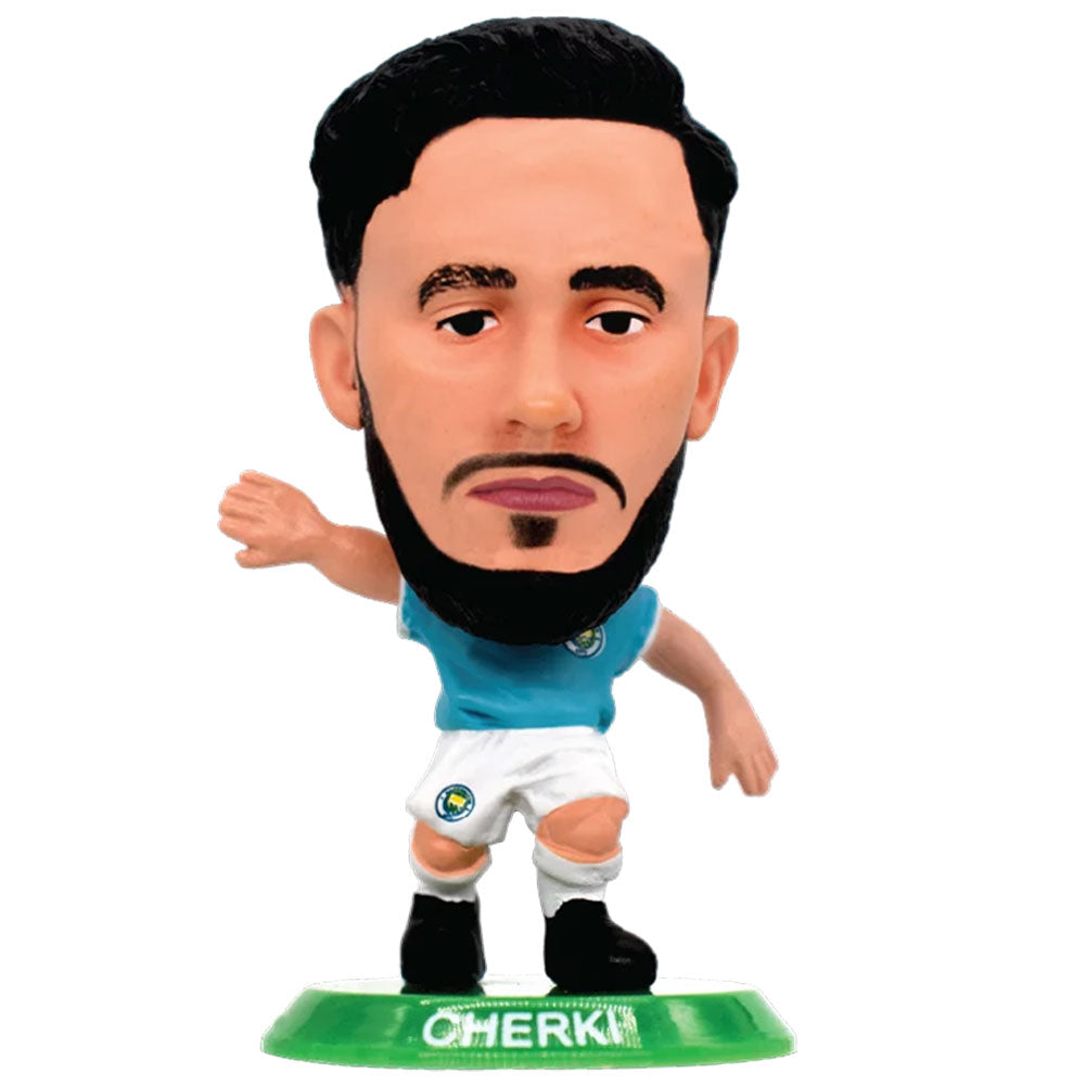 Manchester City FC SoccerStarz Cherki LKT Sport Rayanj Cherki Soccerstarz collectable figureFeatures classic Man City home kitStands 5cm tall on a green baseOfficial licensed productApprox 5cm x 2.5cm x 2.5cm Figurines