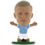 Manchester City FC SoccerStarz Haaland LKT Sport Erling Haaland Soccerstarz collectable figureFeatures classic Man City home kitStands 5cm tall on a green baseOfficial licensed productApprox 5cm x 2.5cm x 2.5cm Action Figures