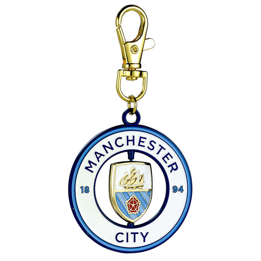 Llavero giratorio del Manchester City FC Imagen secundaria del producto
