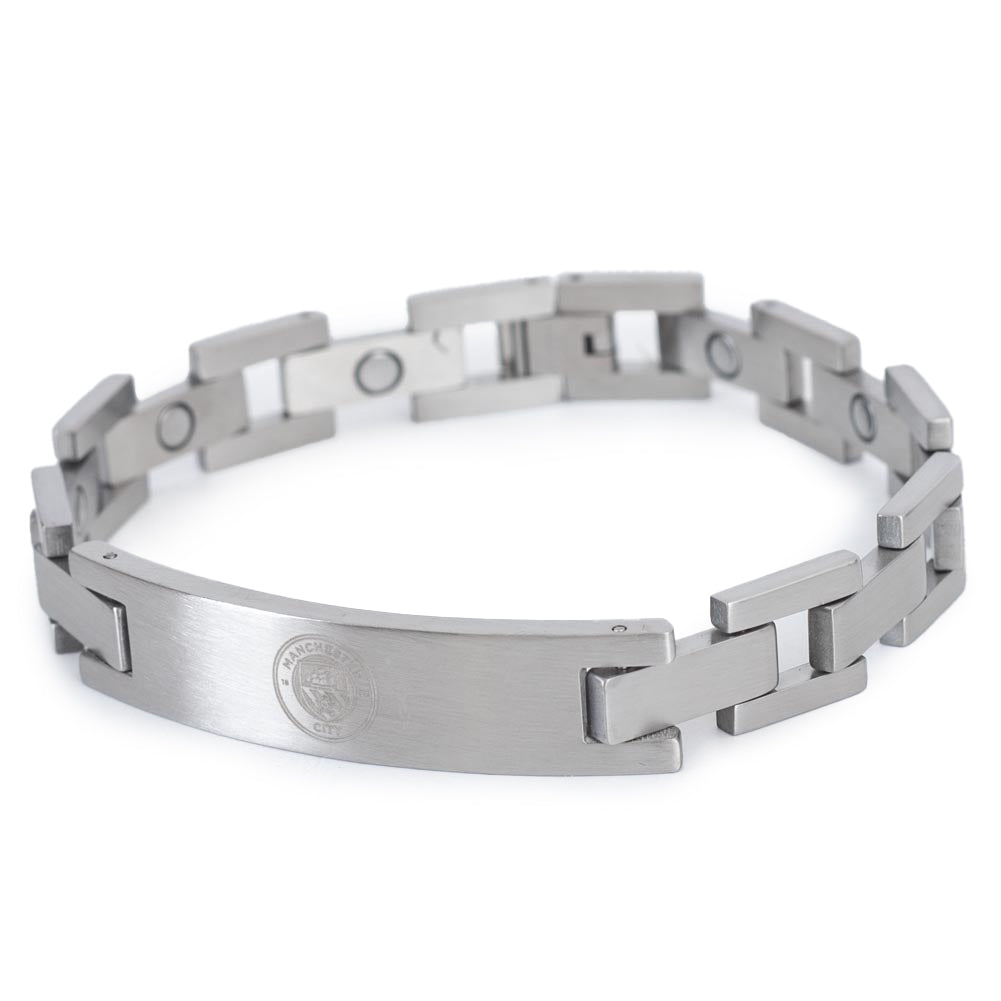 Manchester City FC Stainless Steel Bracelet LKT Sport Football>Premier League>Manchester City FC Bracelets