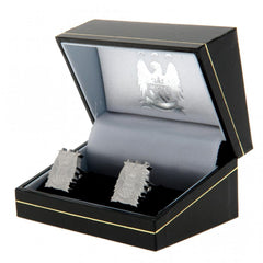 Manchester City FC Stainless Steel Formed Retro Cufflinks LKT Sport Football>Premier League>Manchester City FC Cufflinks
