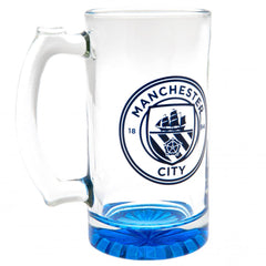 Manchester City FC Stein Glass Tankard LKT Sport Football>Premier League>Manchester City FC Beer Glasses