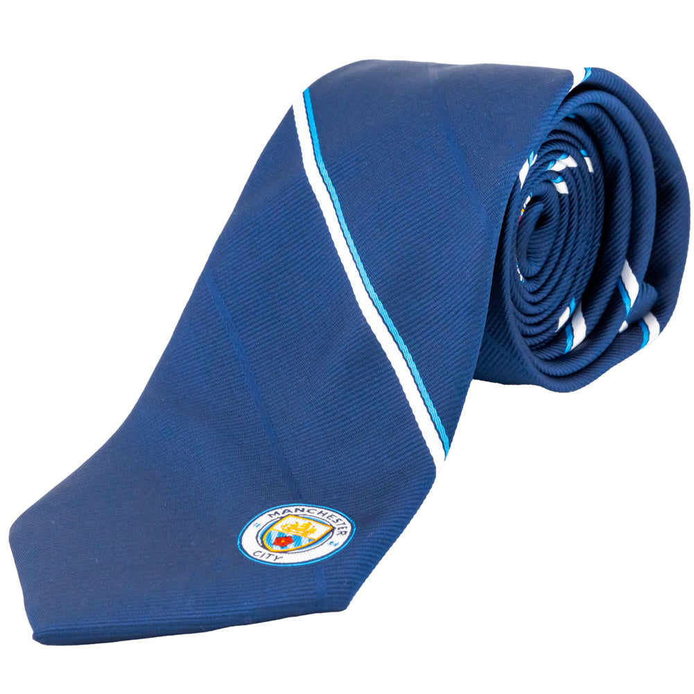 Manchester City FC Stripe Tie LKT Sport Football>Premier League>Manchester City FC Neckties