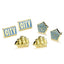 Manchester City FC Stud Earring Set LKT Sport Set of hypo-allergenic gold finish earringsThree unique City designs on bullet back fittingsOfficial licensed productSuitable for ages 14+Each earring approx 10mm x 10mm Earrings