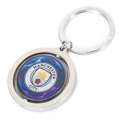 Manchester City FC UCL Spinner Keyring LKT Sport Football>Premier League>Manchester City FC|Football>European Leagues>UEFA Champions League Keychains