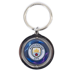 Manchester City FC UCL Spinner Keyring LKT Sport Football>Premier League>Manchester City FC|Football>European Leagues>UEFA Champions League Keychains
