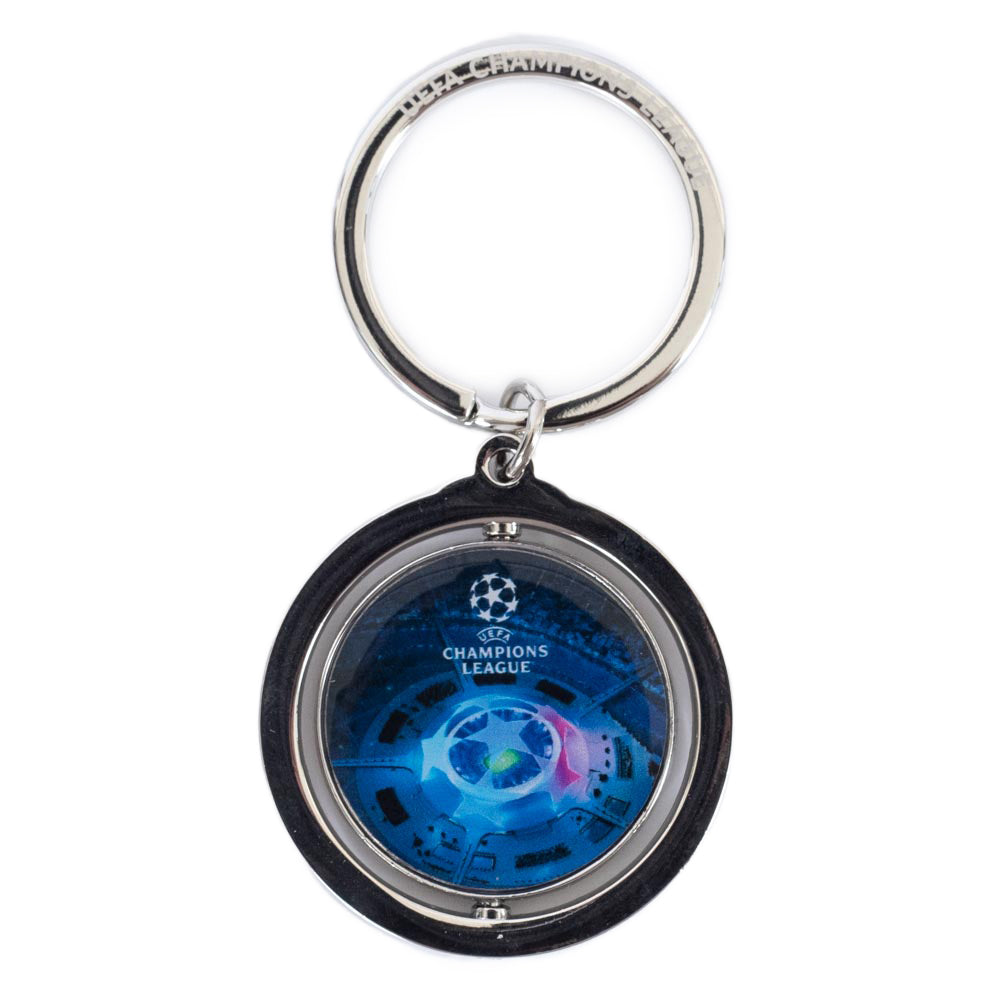 Manchester City FC UCL Spinner Keyring LKT Sport Football>Premier League>Manchester City FC|Football>European Leagues>UEFA Champions League Keychains