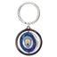 Manchester City FC UCL Spinner Keyring LKT Sport Metal spinner keyring with a split ring attachedFeatures a spinning Man City logo, with a UEFA champions league logo on the reverseMetal alloy with silver finishOfficial licensed productApprox 35mm x 35mm K