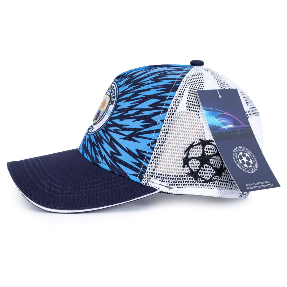 Manchester City FC UCL Trucker Cap LKT Sport Football>Premier League>Manchester City FC|Football>European Leagues>UEFA Champions League Trucker Hats