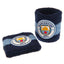 Manchester City FC Wristbands LKT Sport Pack of 2 soft cotton sweatbandsIn dark blue with light blue bands, featuring the club crestElasticated, one size fits allOfficial licensed productApprox 7cm wide Sweat Wristbands