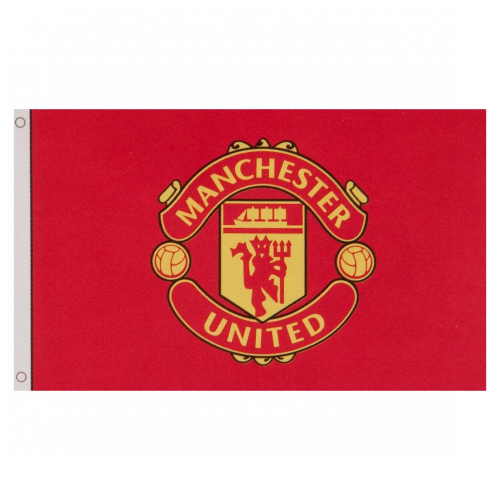 Manchester United FC Core Crest Flag LKT Sport Football>Premier League>Manchester United FC Flags