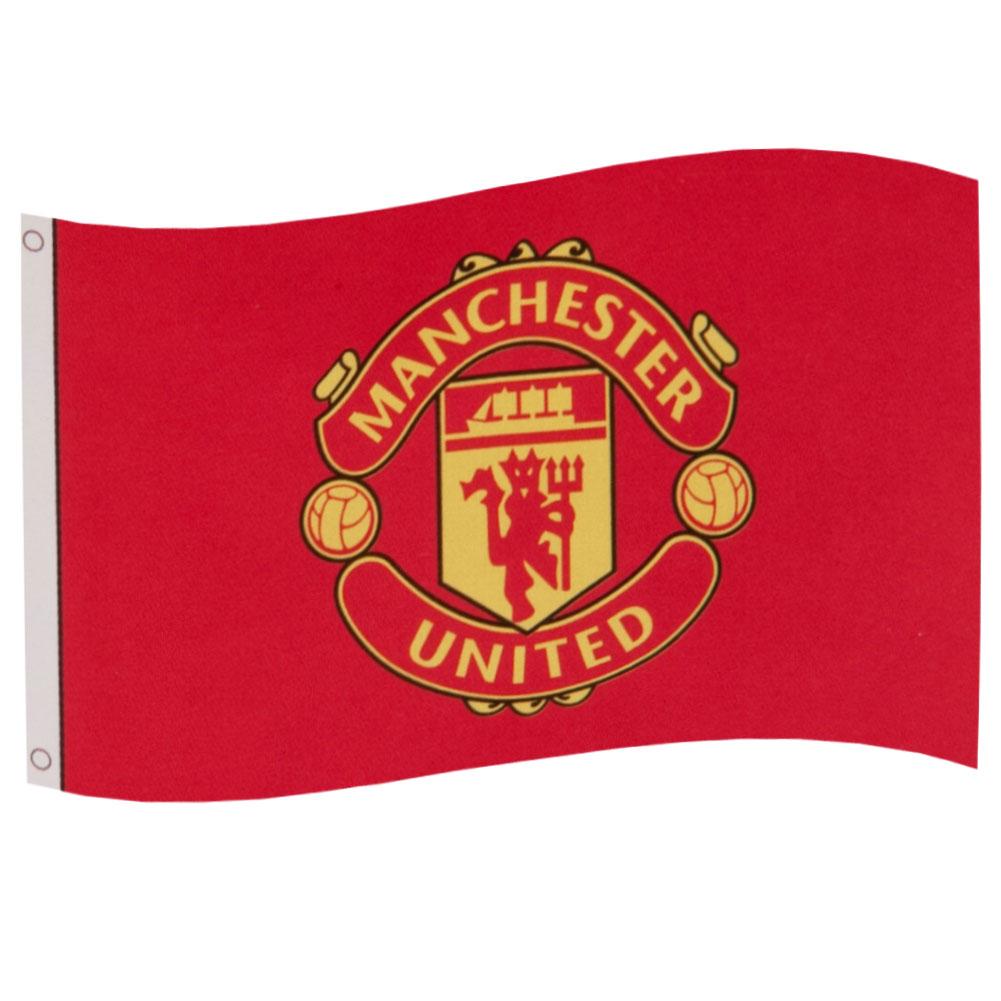Manchester United FC Core Crest Flag LKT Sport Football>Premier League>Manchester United FC Flags