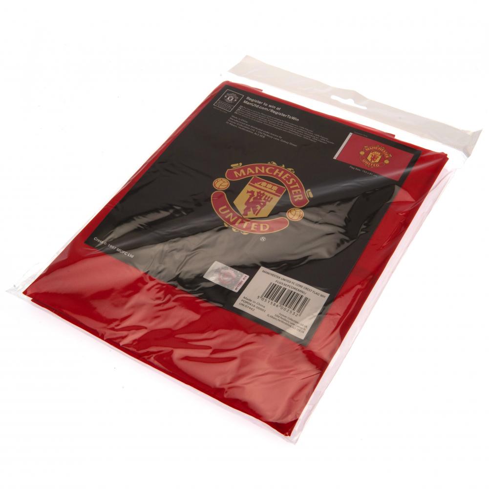 Manchester United FC Core Crest Flag LKT Sport Football>Premier League>Manchester United FC Flags