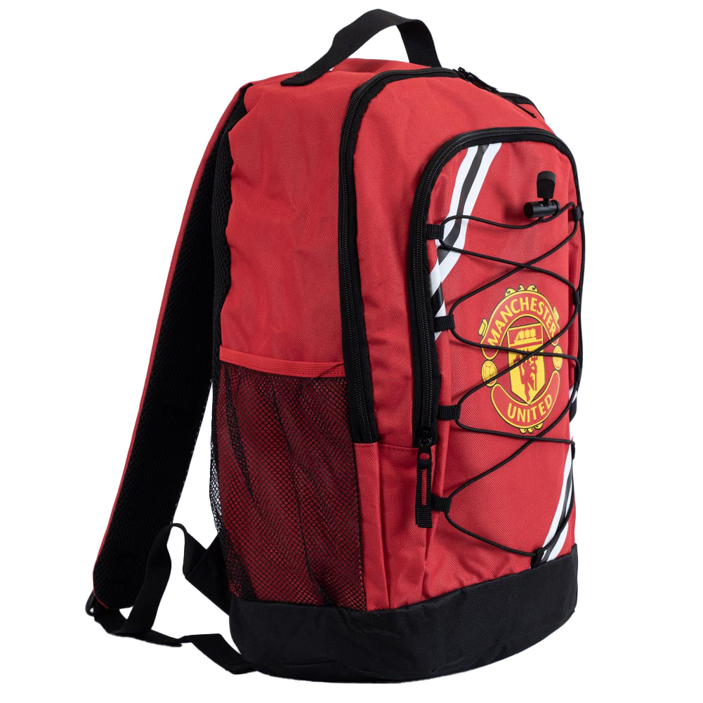Manchester United FC Core Stripe Backpack LKT Sport Football>Premier League>Manchester United FC School Backpacks