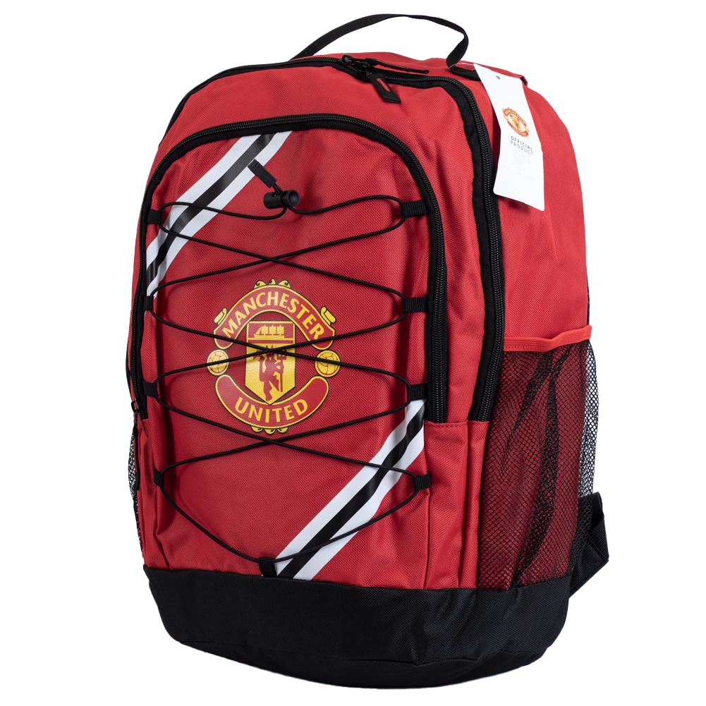 Manchester United FC Core Stripe Backpack LKT Sport Football>Premier League>Manchester United FC School Backpacks