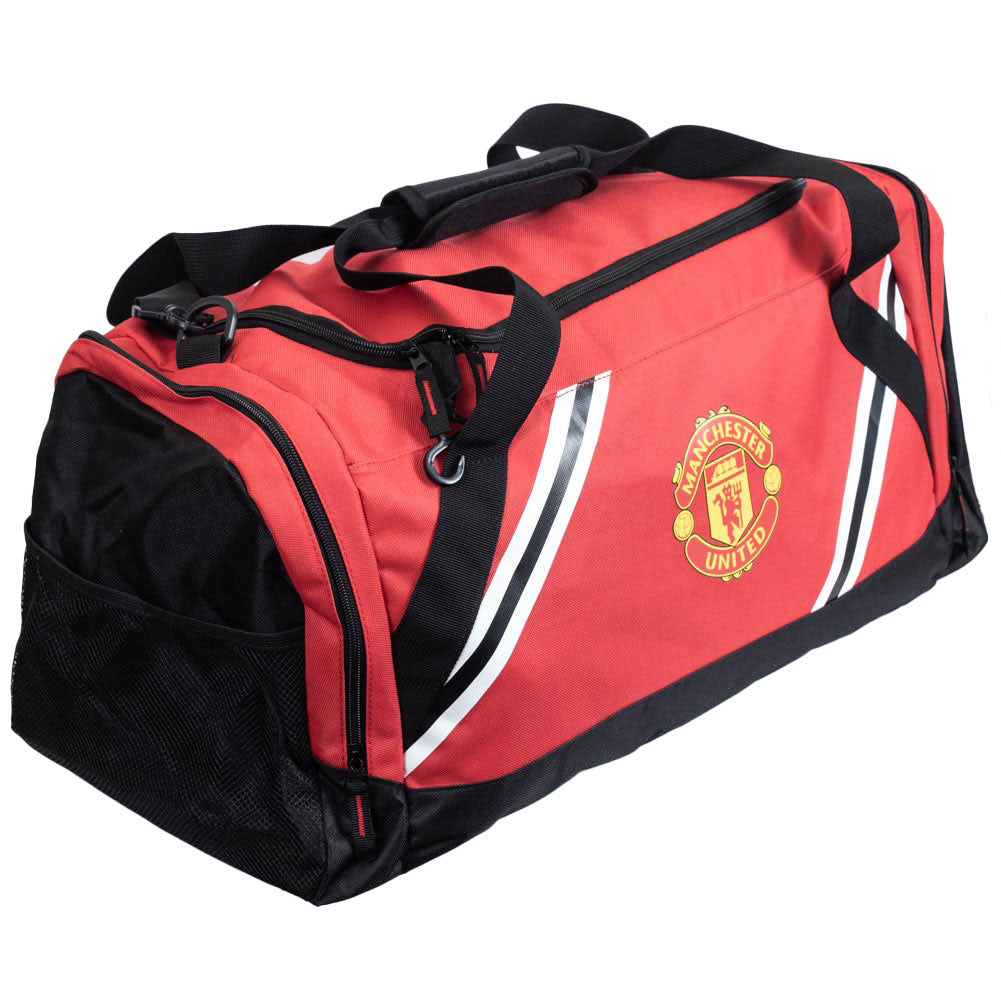 Manchester United FC Core Stripe Holdall LKT Sport Football>Premier League>Manchester United FC