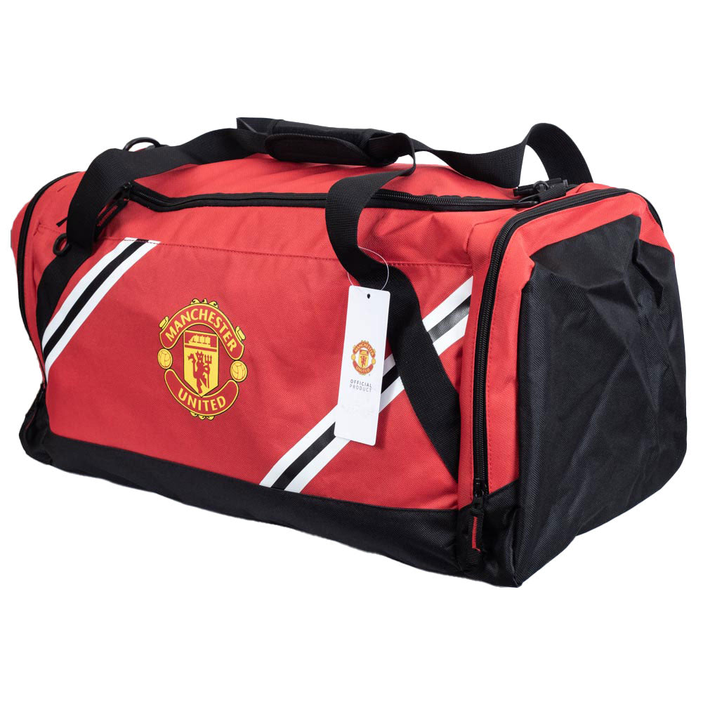 Manchester United FC Core Stripe Holdall LKT Sport Football>Premier League>Manchester United FC