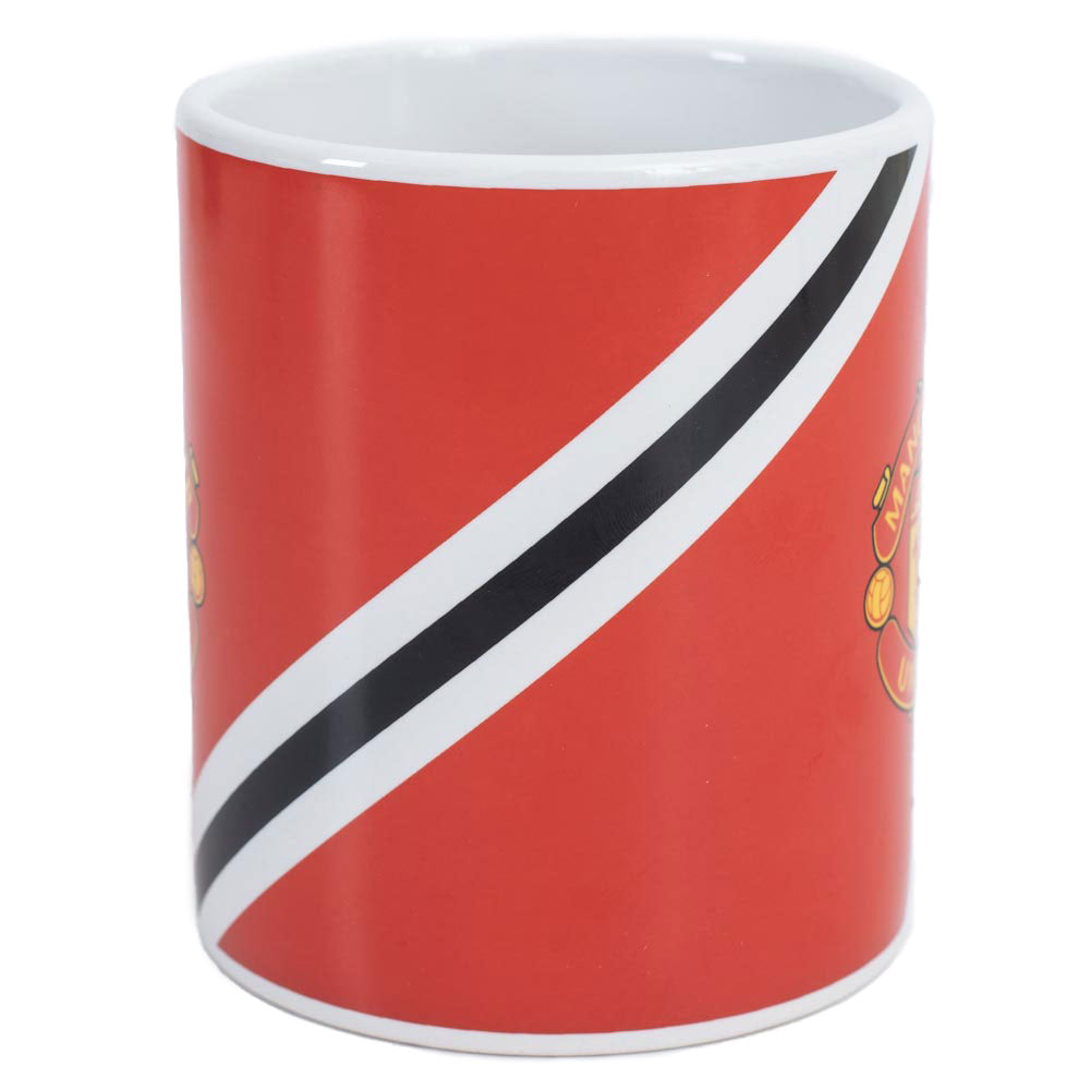 Manchester United FC Core Stripe Mug LKT Sport Football>Premier League>Manchester United FC Mugs