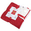 Manchester United FC Core Stripe Sherpa Fleece Blanket LKT Sport Luxury red blanket featuring a core stripe design and a Manchester United FC full colour crestSuper soft and warm white sherpa fleece reverse100% polyester machine washableOfficial licensed
