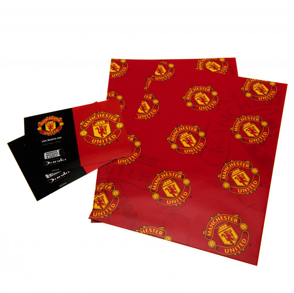 Manchester United FC Crest Gift Wrap LKT Sport Football>Premier League>Manchester United FC Wrapping Paper
