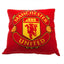 Manchester United FC Cushion LKT Sport Vibrant red cushion featuring a large full colour Man United club crestDesign repeated on the reverse52% Polyester 48% Cotton spot cleanOfficial licensed productApprox 40cm x 40cm Throw Pillows