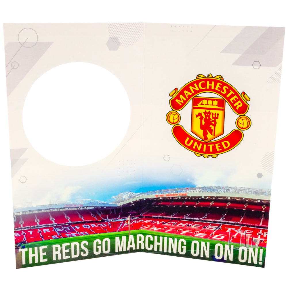 Manchester United FC Glory Glory Birthday Card LKT Sport Football>Premier League>Manchester United FC Greeting Cards