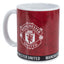 Manchester United FC Identity Mug LKT Sport Ceramic everyday coffee mugIdentity design featuring Manchester United text and white club crestsGlazed kiln fired finish with white handleOfficial licensed productApprox 315ml (11oz)Approx 9cm tall, 8cm in diam