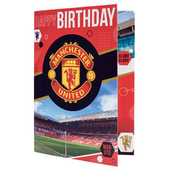 Manchester United FC Musical Birthday Card LKT Sport Football>Premier League>Manchester United FC Greeting Cards