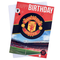 Manchester United FC Musical Birthday Card LKT Sport Football>Premier League>Manchester United FC Greeting Cards