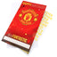 Manchester United FC Personalised Birthday Card LKT Sport Vibrant red gloss finish birthday cardFeaturing a large Man United crest on the front and stadium graphic insideIncludes any family relation stickers for the front of the cardMessage inside reads '