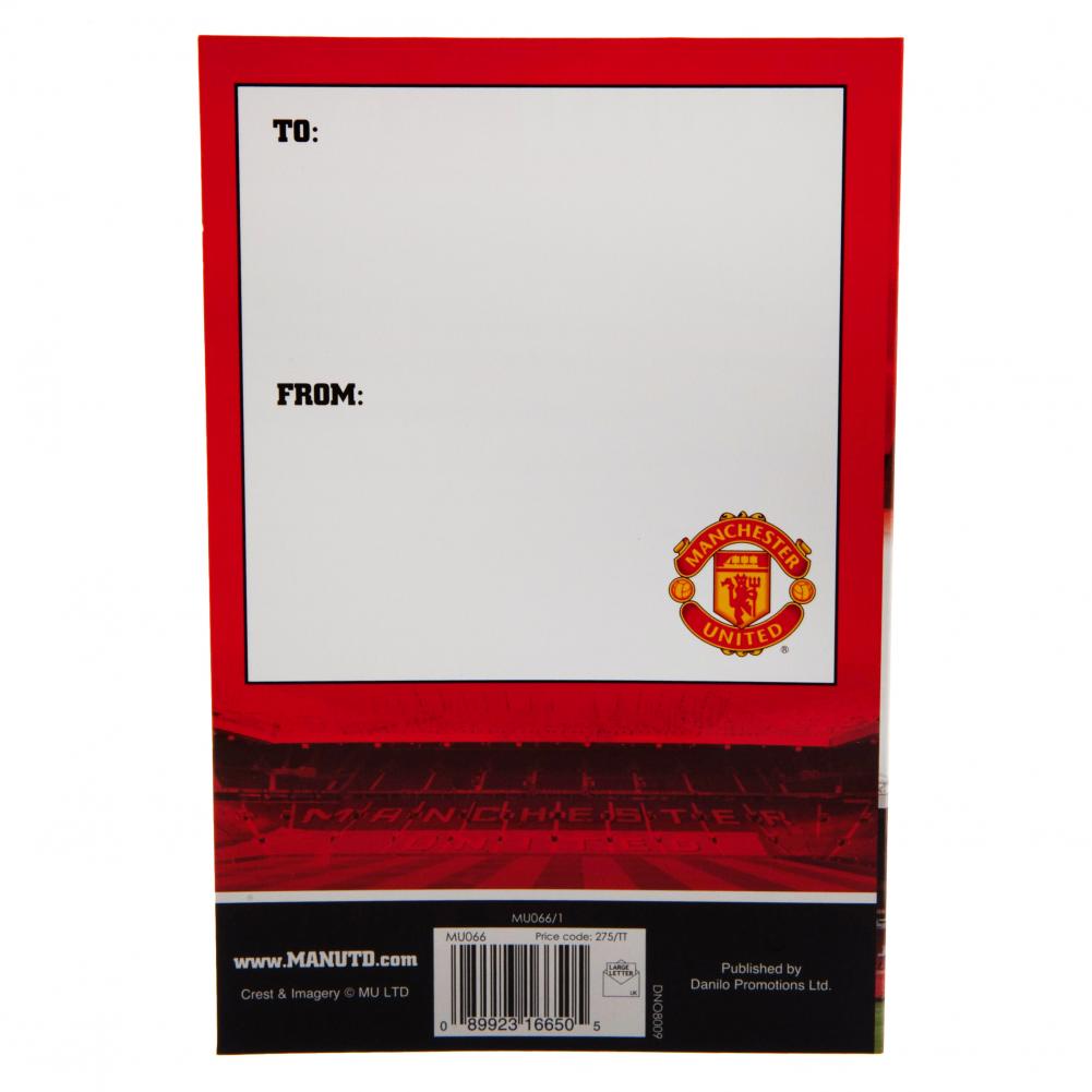 Manchester United FC Pop-Up Birthday Card LKT Sport Football>Premier League>Manchester United FC Greeting Cards