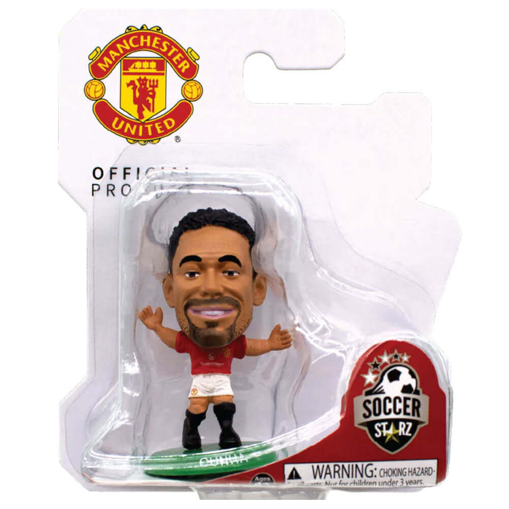 Manchester United FC SoccerStarz Cunha LKT Sport Matheus Cunha Soccerstarz collectable figureFeatures classic Man Utd home kitStands 5cm tall on a green baseOfficial licensed productApprox 5cm x 2.5cm x 2.5cm Action Figures