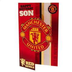 Manchester United FC Son Birthday Card LKT Sport Football>Premier League>Manchester United FC Greeting Cards