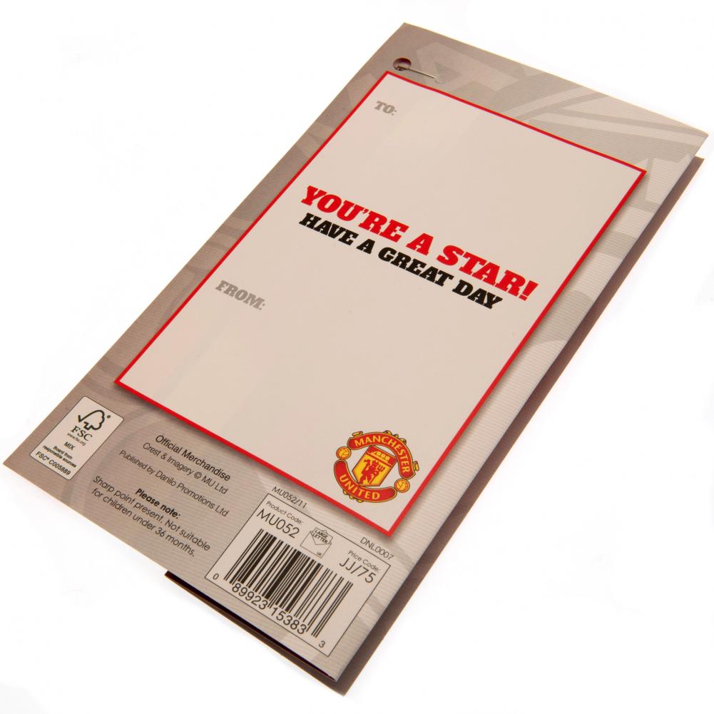 Manchester United FC Son Birthday Card LKT Sport Football>Premier League>Manchester United FC Greeting Cards
