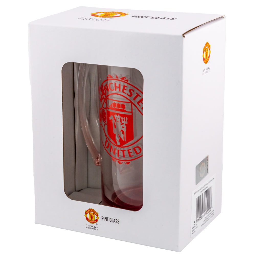 Manchester United FC Stein Glass Tankard LKT Sport Football>Premier League>Manchester United FC Beer Glasses