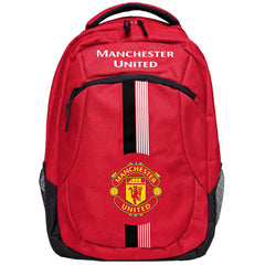 Manchester United FC Ultra Action Backpack LKT Sport Ultra design backpack featuring Manchester United text and full colour club crestMain compartment has a large double zipped opening for easy accessInternal elasticated pouch and front zipped pocket2 mes