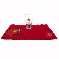 Manchester United FC Wordmark Mini Bar Set LKT Sport Football>Premier League>Manchester United FC Drinkware Sets