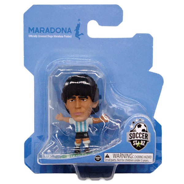 Maradona Argentina SoccerStarz LKT Sport Maradona Soccerstarz collectable figureFeatures the classic Argentina kitStands 5cm tall on a green baseOfficial licensed productApprox 5cm x 2.5cm x 2.5cm Action Figures