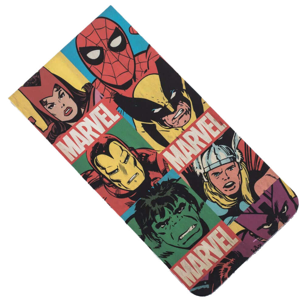 Marvel Comics Magnetic Bookmark LKT Sport Marvel comics design magnetic bookmarkFeatures classic front cover images from the famous Marvel comicsOfficial licensed productApprox 9cm x 4.5cm Bookmarks