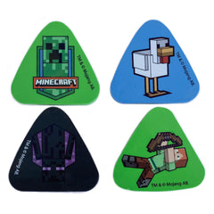 Minecraft 4pk Eraser Set LKT Sport Entertainment>Gaming>Minecraft Standard Erasers