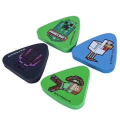 Minecraft 4pk Eraser Set LKT Sport Entertainment>Gaming>Minecraft Standard Erasers