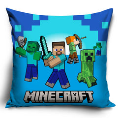 Minecraft Characters Velvet Feel Cushion LKT Sport Vibrant cushion featuring your favourite Minecraft charactersDesign repeated on the reverse100% Polyester, spot cleanOfficial licensed productApprox 40cm x 40cm Chair & Sofa Cushions