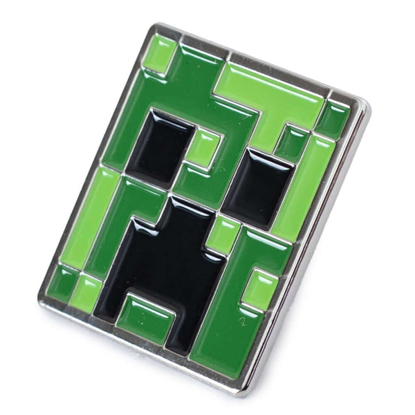 Minecraft Pin Badge LKT Sport Bright, colourful and highly detailed enamel pin badgeFeatures Creeper on a rubber push fixingOfficial licensed productApprox 25mm x 25mm Lapel Pins