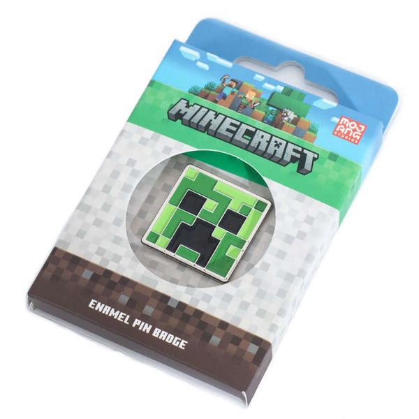 Minecraft Pin Badge LKT Sport Bright, colourful and highly detailed enamel pin badgeFeatures Creeper on a rubber push fixingOfficial licensed productApprox 25mm x 25mm Lapel Pins